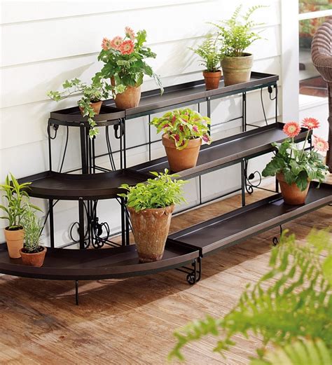 metal rack and want to attach house plants|wire rack ideas.